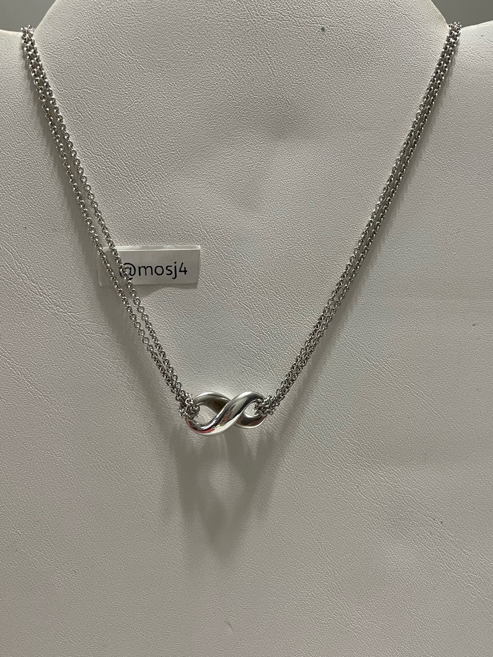 Tiffany & Co. Infinity Double Chain Necklace